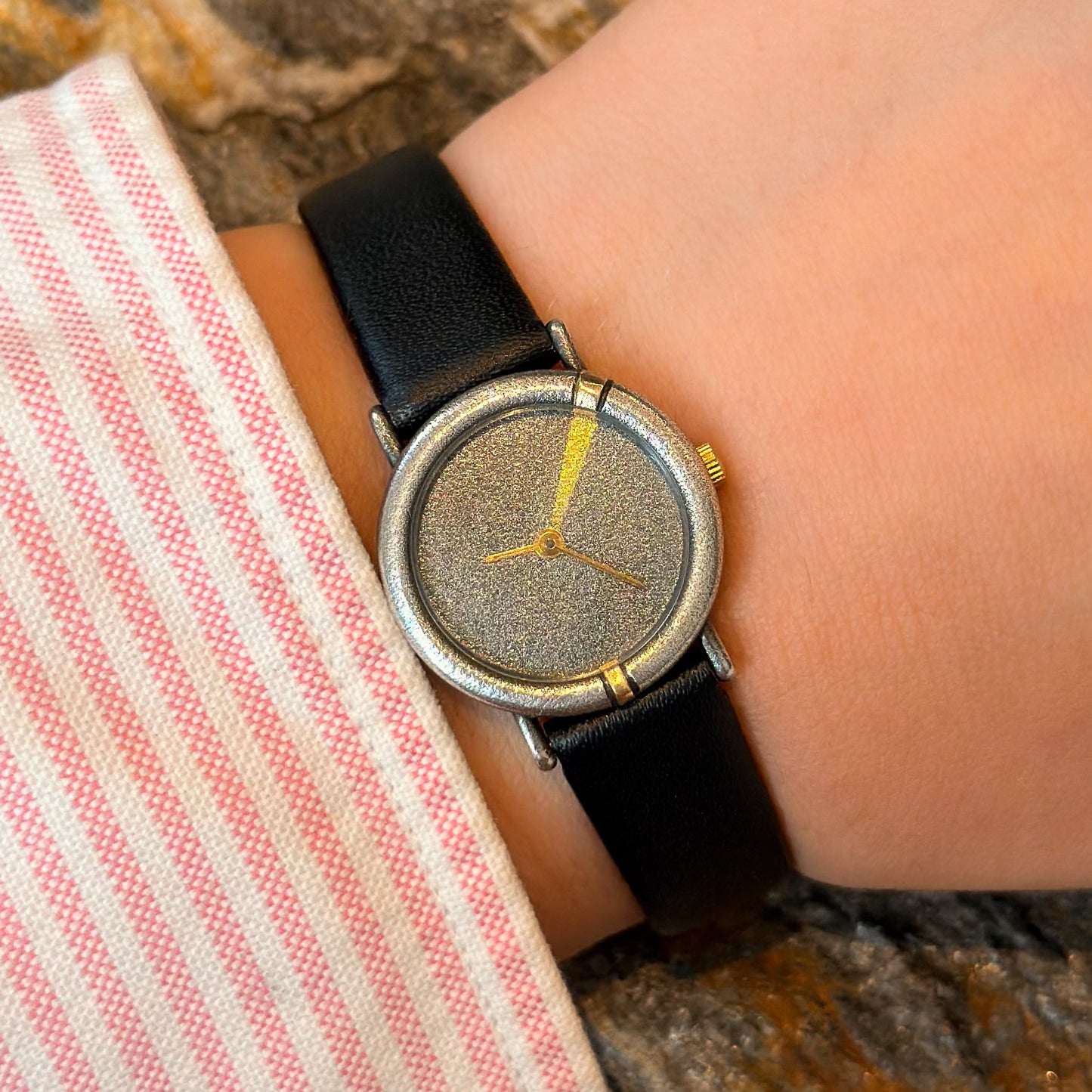 ETA LADY'S WATCH - 800 SILVER - ART JEWELLERY - 1980s