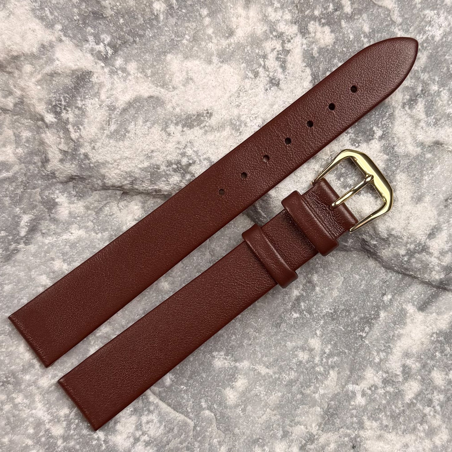 16mm - HERU - 1990s - NOS - MAHOGANY SMOOTH LEATHER