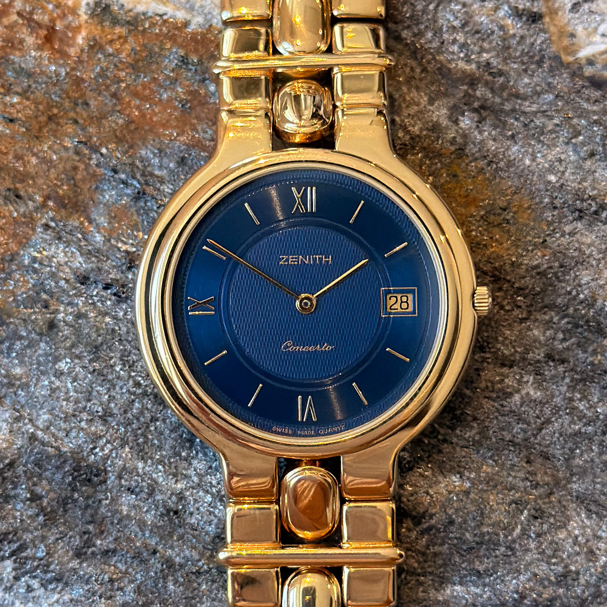 ZENITH CONCERTO - DEEP BLUE DIAL - 1990s