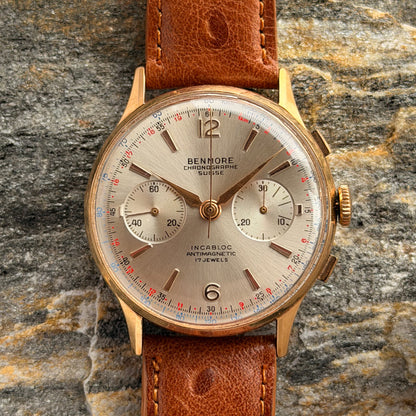 BENMORE CHRONOGRAPHE SUISSE - 18K GOLD - 1950s