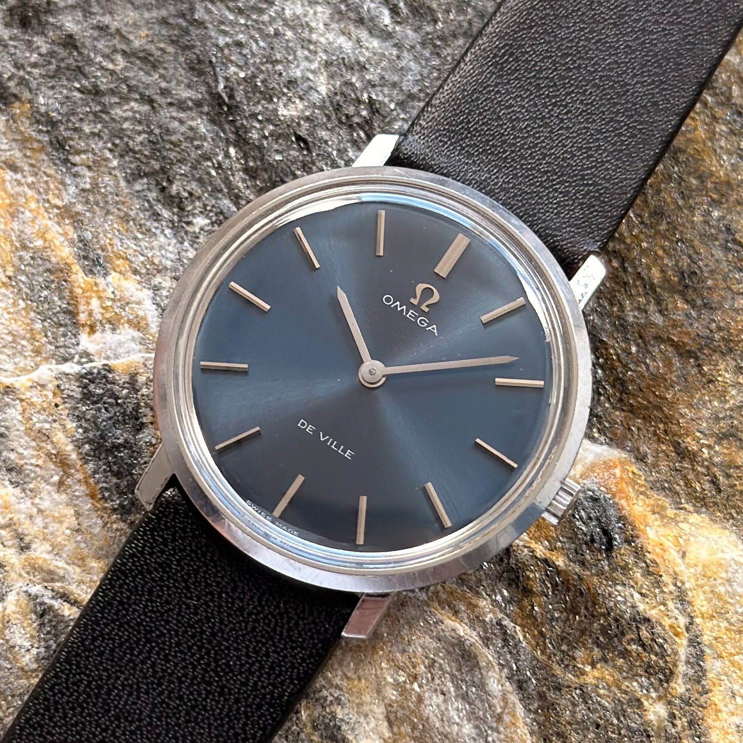 OMEGA DE VILLE - MIDNIGHT BLUE DIAL - 1969