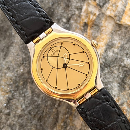 OMEGA DE VILLE "SYMBOL" - STELL/18K GOLD - 1986