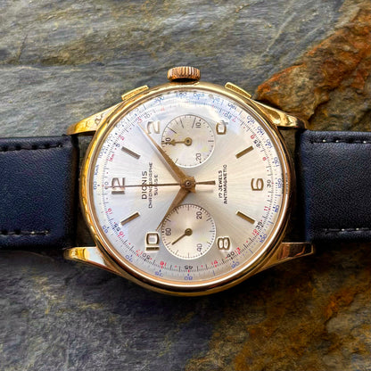 DIONIS CHRONOGRAPHE SUISSE - 750 GOLD - 1960s
