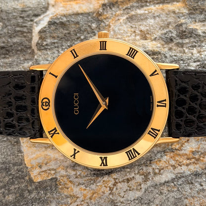 GUCCI 3000 "HIS & HERS" SET - NOS - EXOTIC LEATHER - 1990