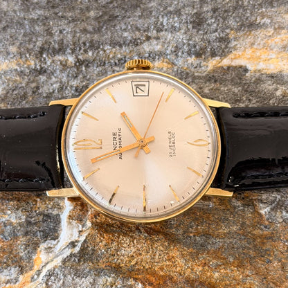 ANCRE ULTRAMATIC - HERMANN BECKER - 14K GOLD - 1960s