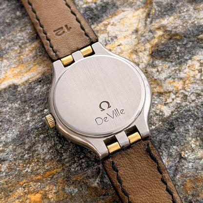 OMEGA DE VILLE "SYMBOL" - STELL/18K GOLD - 1986