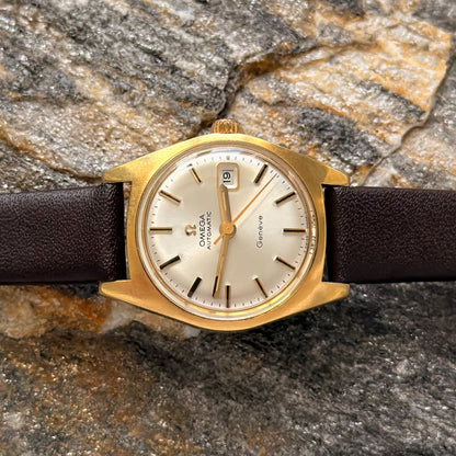 OMEGA GENÈVE LADY AUTOMATIC - CHAMPAGNE SUNBURST DIAL - 1968