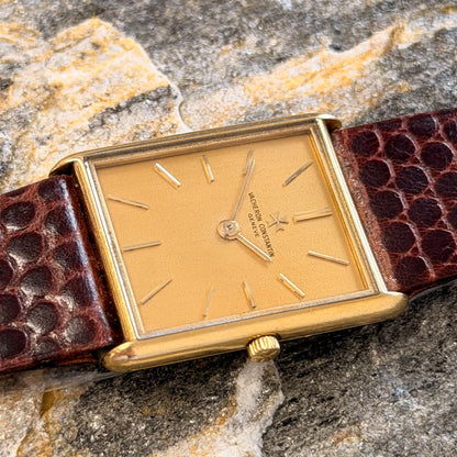 VACHERON CONSTANTIN TANK - 18K GOLD - 1970s