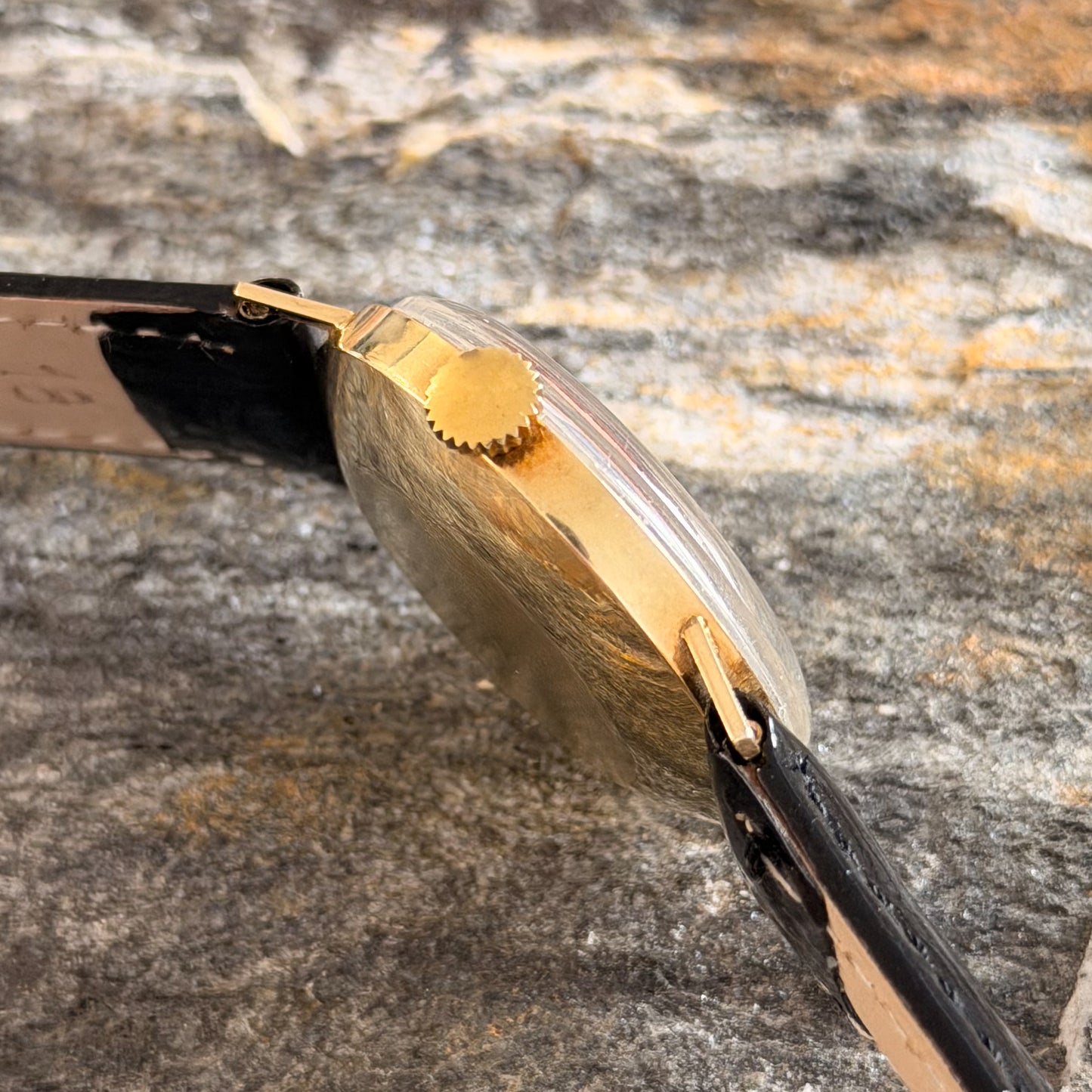 ANCRE ULTRAMATIC - HERMANN BECKER - 14K GOLD - 1960s