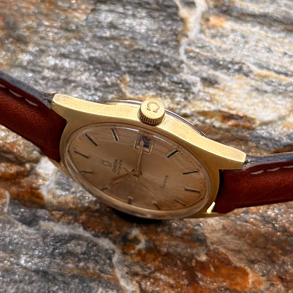 OMEGA GENÈVE AUTOMATIC - GOLD SUNBURST DIAL - 1969
