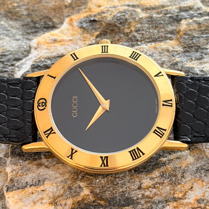 GUCCI 3000 "HIS & HERS" SET - NOS - EXOTIC LEATHER - 1990