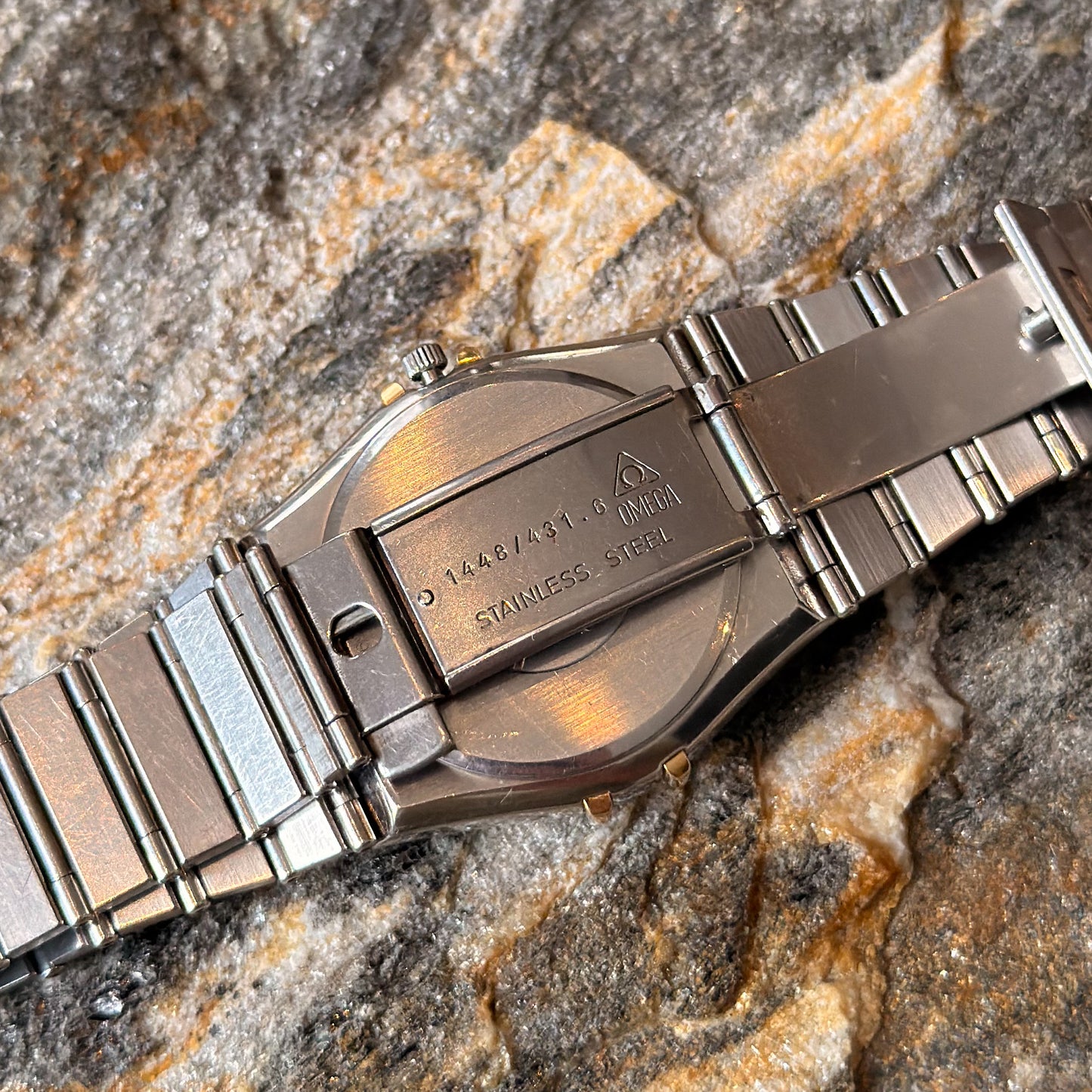 OMEGA CONSTELLATION MANHATTAN - 18K GOLD/STEEL - 1991