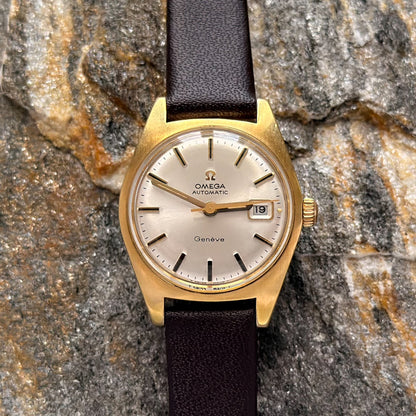 OMEGA GENÈVE LADY AUTOMATIC - CHAMPAGNE SUNBURST DIAL - 1968