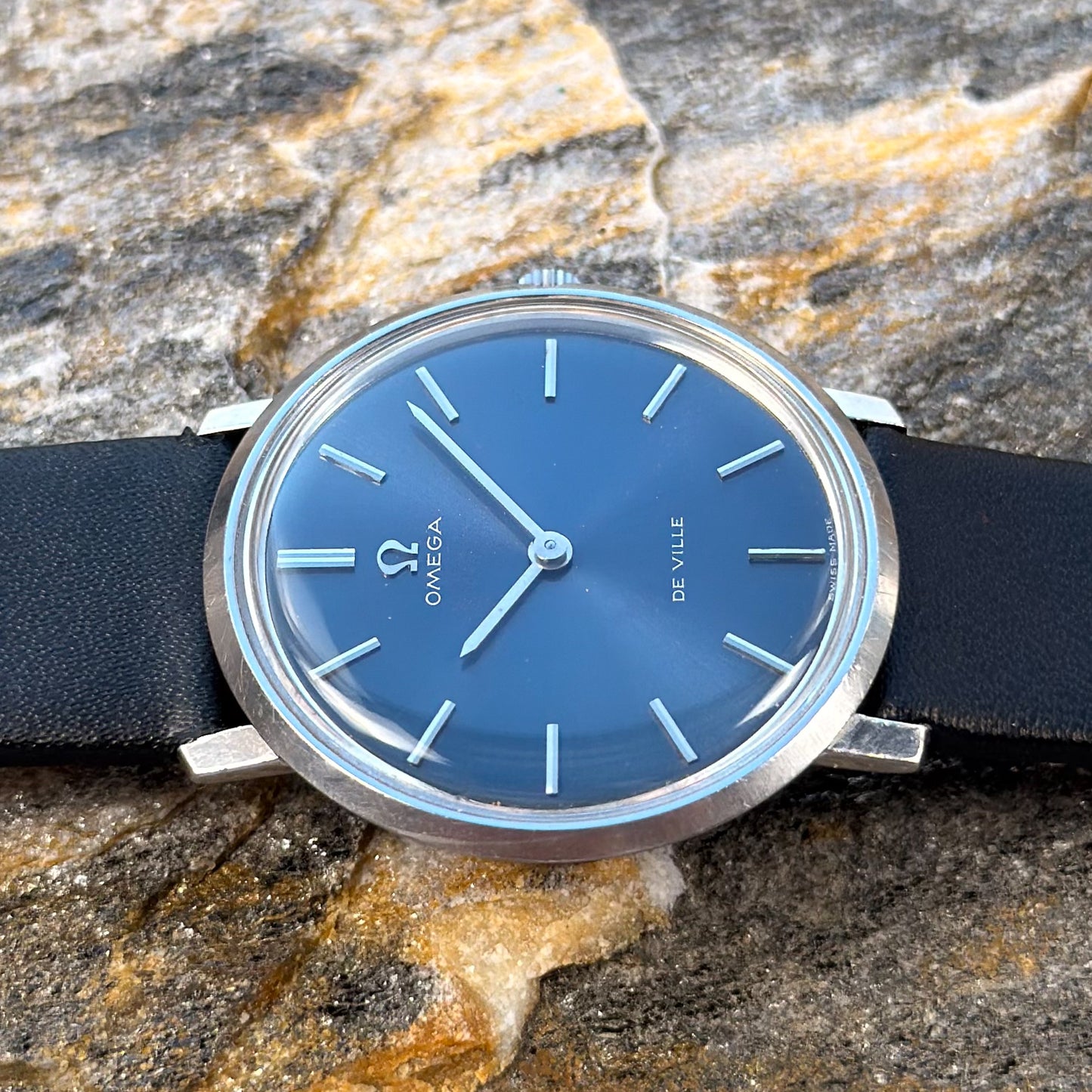 OMEGA DE VILLE - MIDNIGHT BLUE DIAL - 1969
