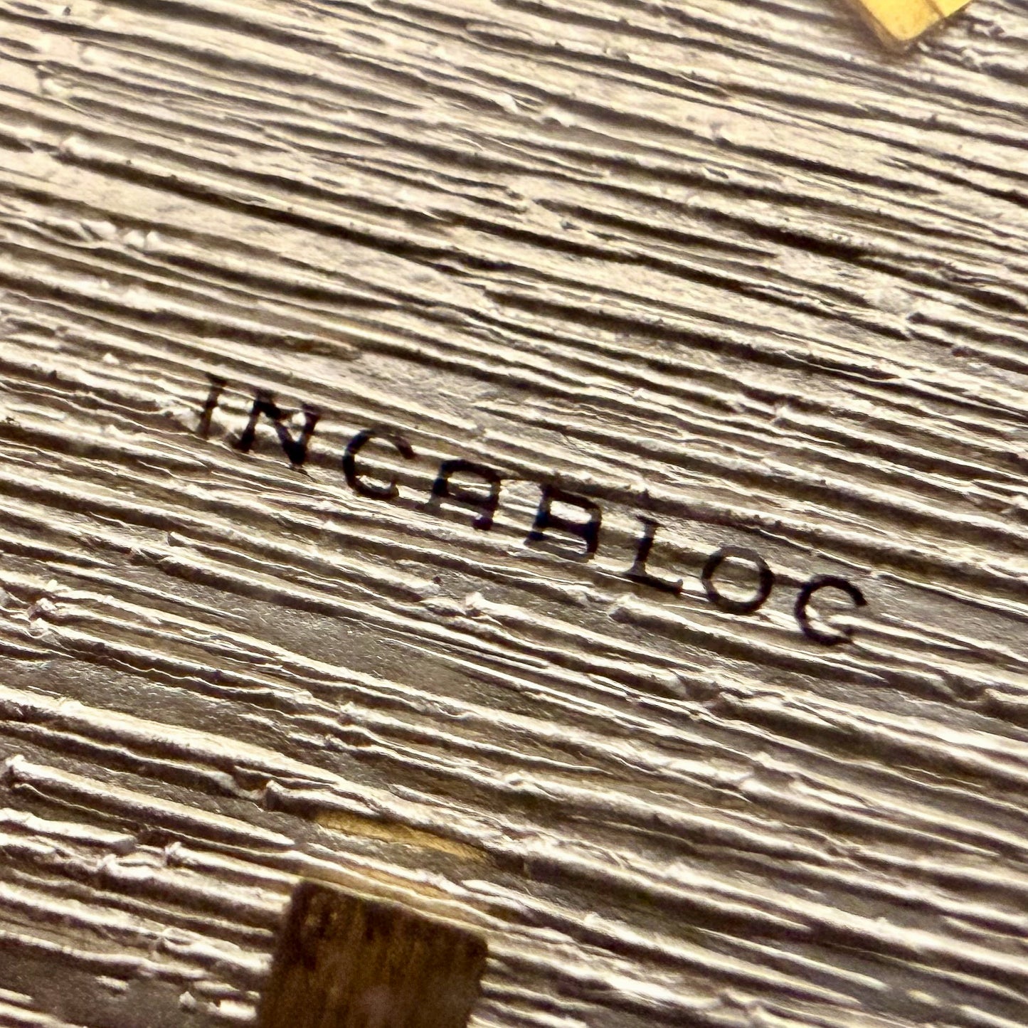 BLUMUS - 14K GOLD - BARK FINISH DIAL - NOS - 1960s