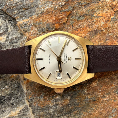 OMEGA GENÈVE LADY AUTOMATIC - CHAMPAGNE SUNBURST DIAL - 1968