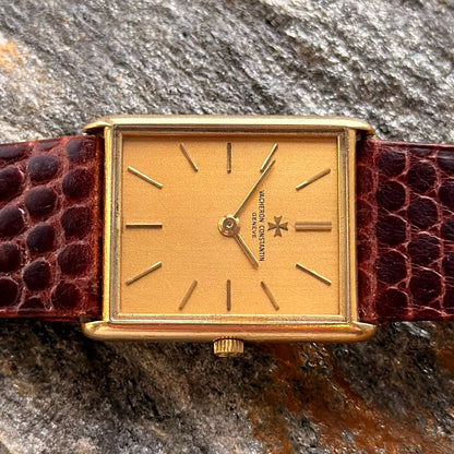 VACHERON CONSTANTIN TANK - 18K GOLD - 1970s