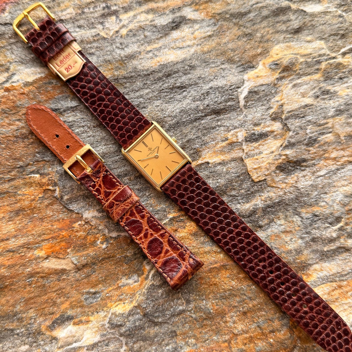 VACHERON CONSTANTIN TANK - 18K GOLD - 1970s