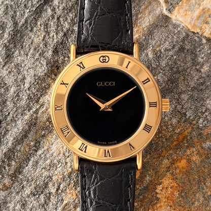 GUCCI 3000 "HIS & HERS" SET - NOS - EXOTIC LEATHER - 1990