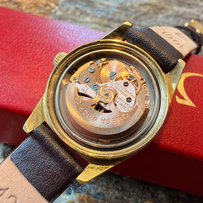 OMEGA GENÈVE LADY AUTOMATIC - CHAMPAGNE SUNBURST DIAL - 1968