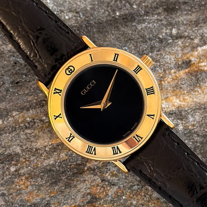 GUCCI 3000 "HIS & HERS" SET - NOS - EXOTIC LEATHER - 1990