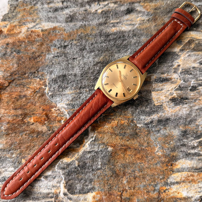 OMEGA GENÈVE AUTOMATIC - GOLD SUNBURST DIAL - 1969