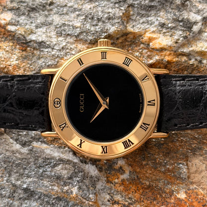 GUCCI 3000 "HIS & HERS" SET - NOS - EXOTIC LEATHER - 1990