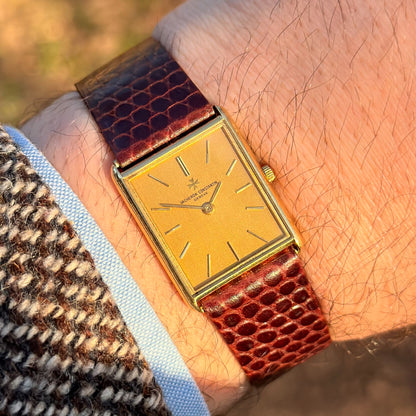 VACHERON CONSTANTIN TANK - 18K GOLD - 1970s