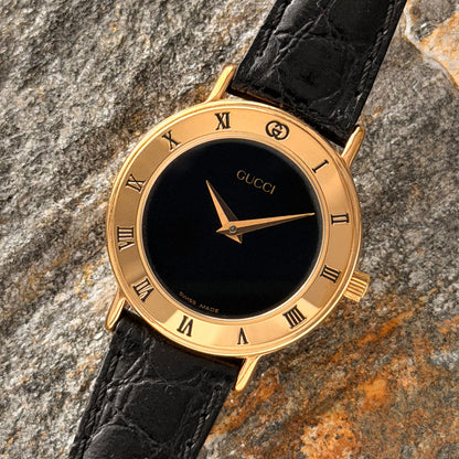 GUCCI 3000 "HIS & HERS" SET - NOS - EXOTIC LEATHER - 1990