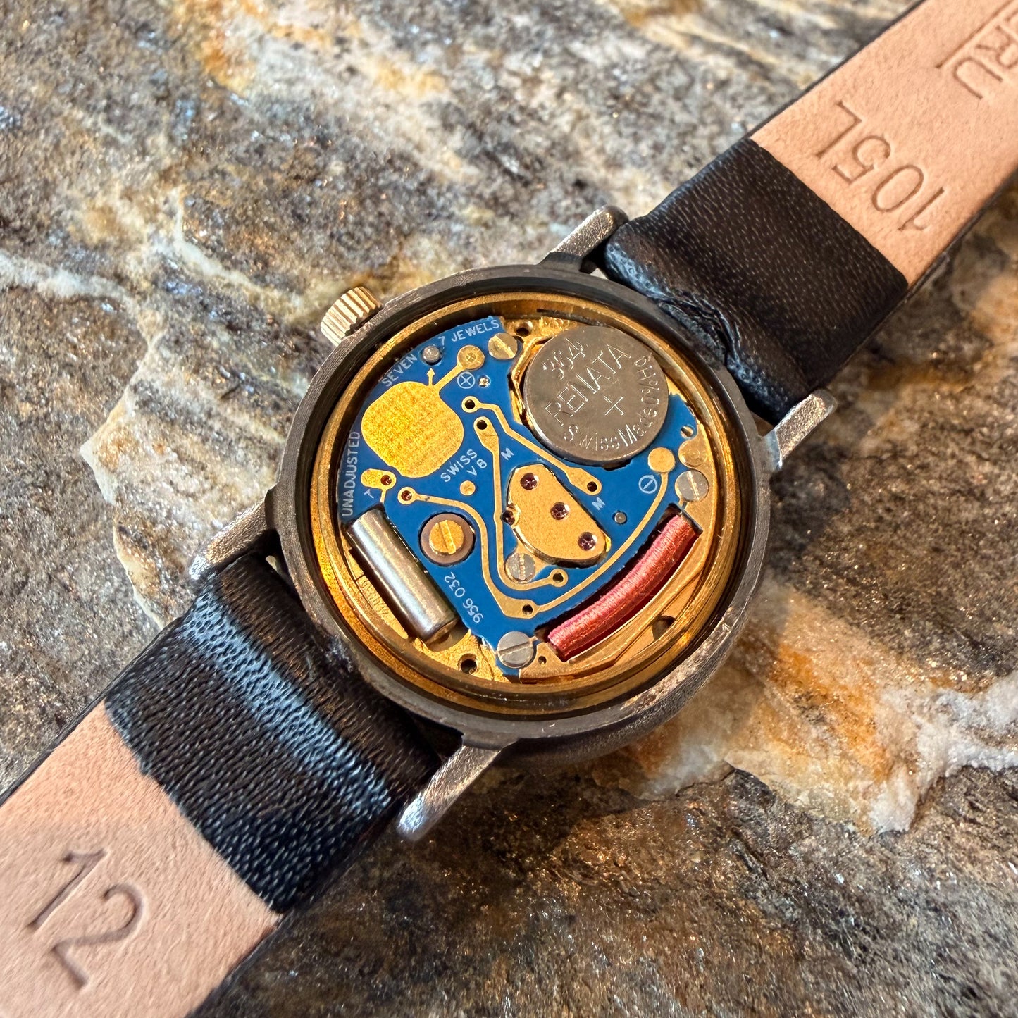 ETA LADY'S WATCH - 800 SILVER - ART JEWELLERY - 1980s