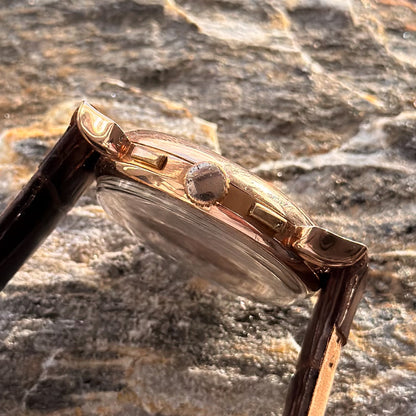 DULCIA CHRONOGRAPHE SUISSE - 18К GOLD - 1950s