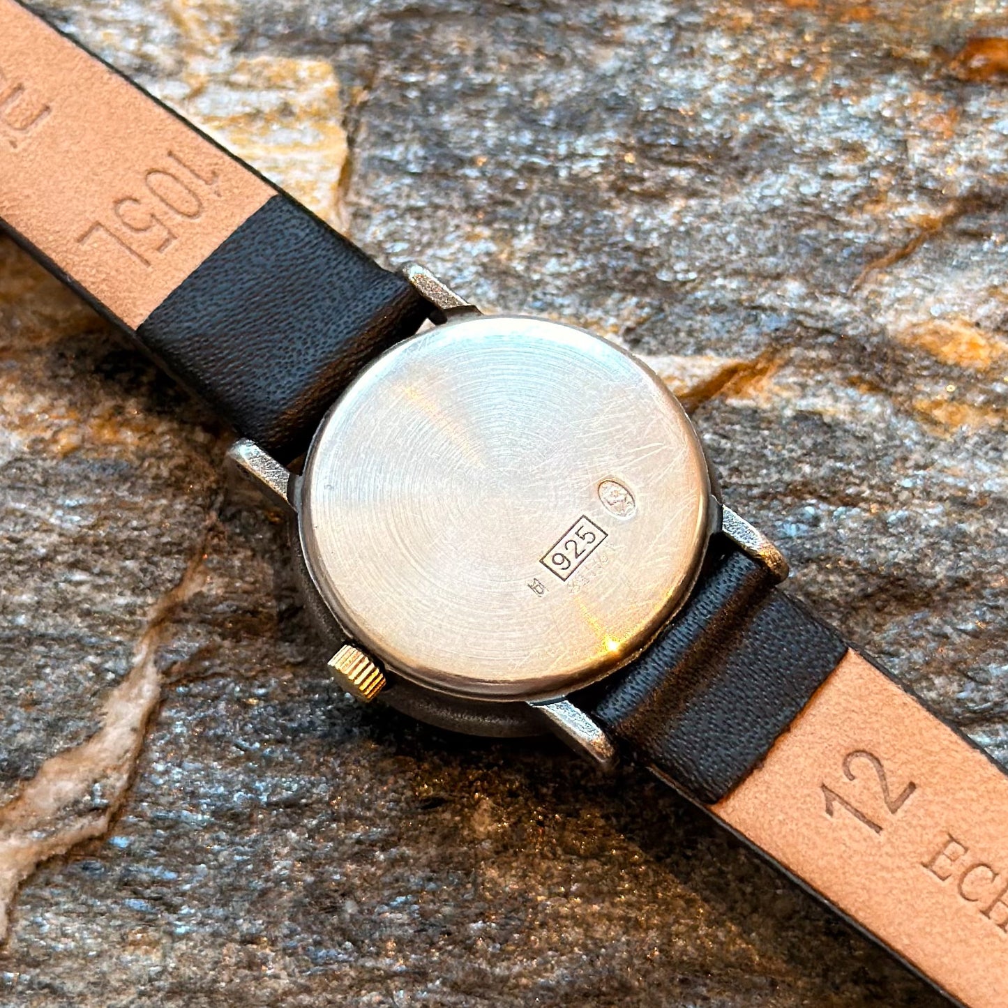 ETA LADY'S WATCH - 800 SILVER - ART JEWELLERY - 1980s