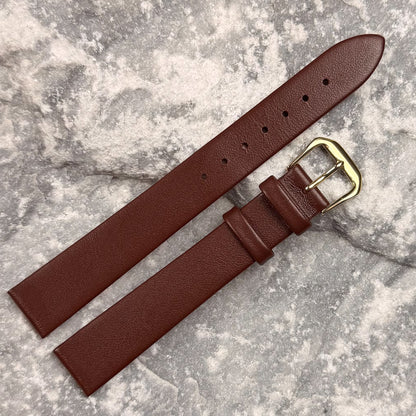 16mm - HERU - 1990s - NOS - MAHOGANY SMOOTH LEATHER