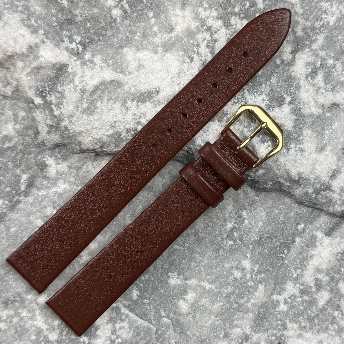 16mm - HERU - 1990s - NOS - MAHOGANY SMOOTH LEATHER