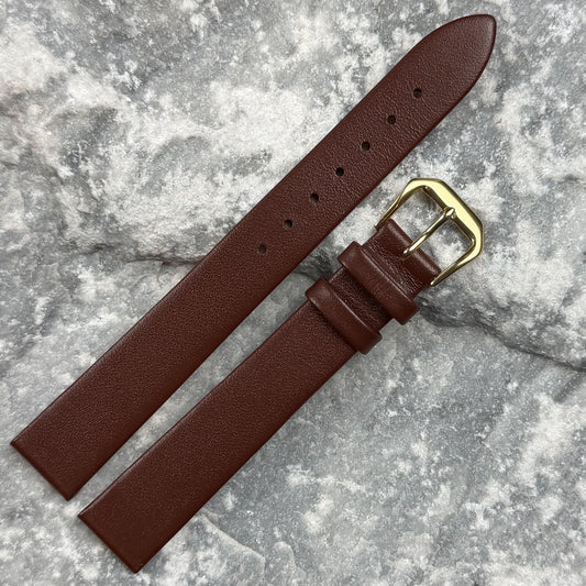 16mm - HERU - 1990s - NOS - MAHOGANY SMOOTH LEATHER